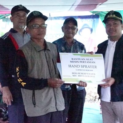 Panen Raya Padi Varietas, di Desa Sungai Serabek